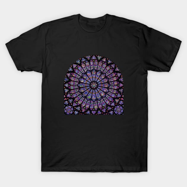 Rose Window T-Shirt by DeepCut